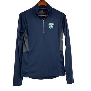 Campus Heritage Notre Dame navy long sleeve light pullover sweatshirt large